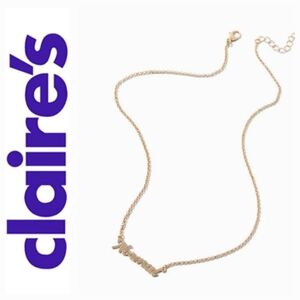 Mean Girls™ x Claire's Gold-tone Normal Pendant Necklace